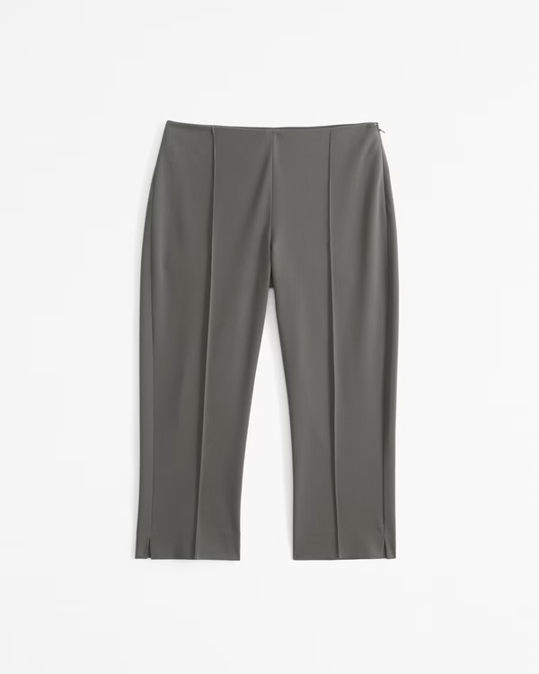 Low Rise Pintuck Capri Pant | Abercrombie & Fitch (US)