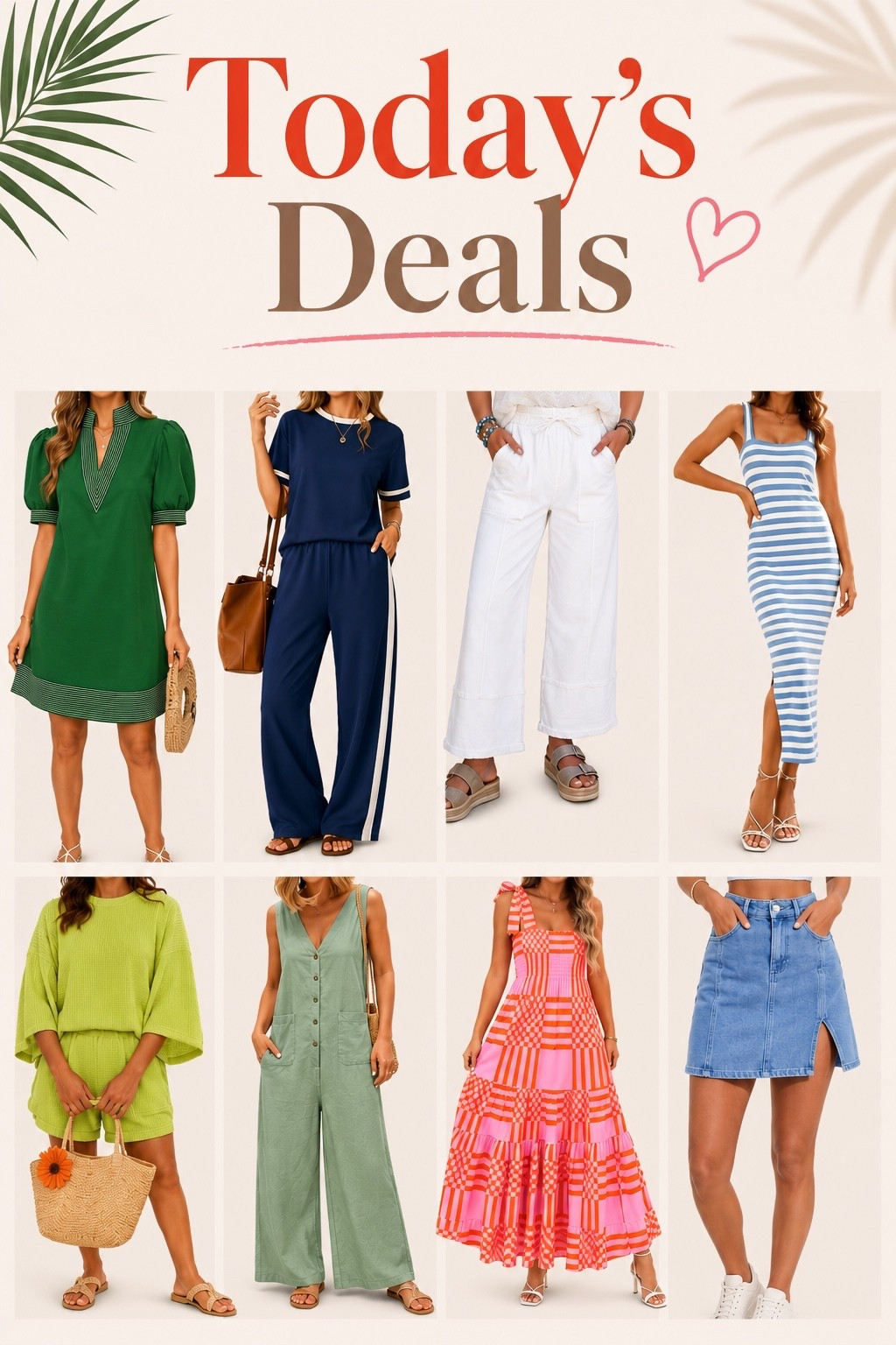 ✨ Today’s Amazon Deals are too good to pass up! 🤍🛍️

From effortless summer dresses and matching sets to comfy wide-leg pants, trendy denim, and everyday staples, these are the pieces I’m loving right now. Whether you’re updating your wardrobe or grabbing a few vacation-ready finds, these Amazon picks are stylish, versatile, and budget-friendly!

🌿 Tap through to shop all of today’s favorites before they’re gone. Everything is linked in my LTK!

#LTKootd #LTKPetite #LTKSaleAlert