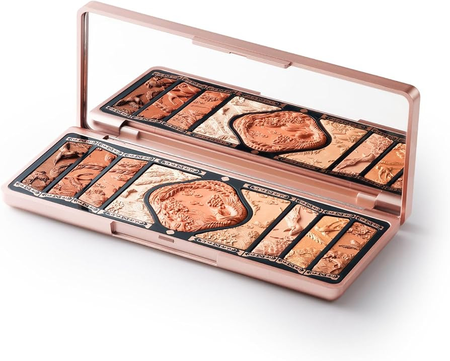 FLORASIS Floral Engraving Phoenix Makeup Palette Makeup Long Lasting Blendable Natural Eyeshadow ... | Amazon (US)