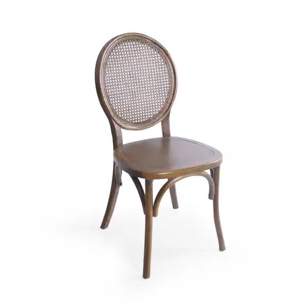 Chrystie Elm Wood and Rattan Dining Chair (Set of 2) by Christopher Knight Home - On Sale - Overs... | Bed Bath & Beyond