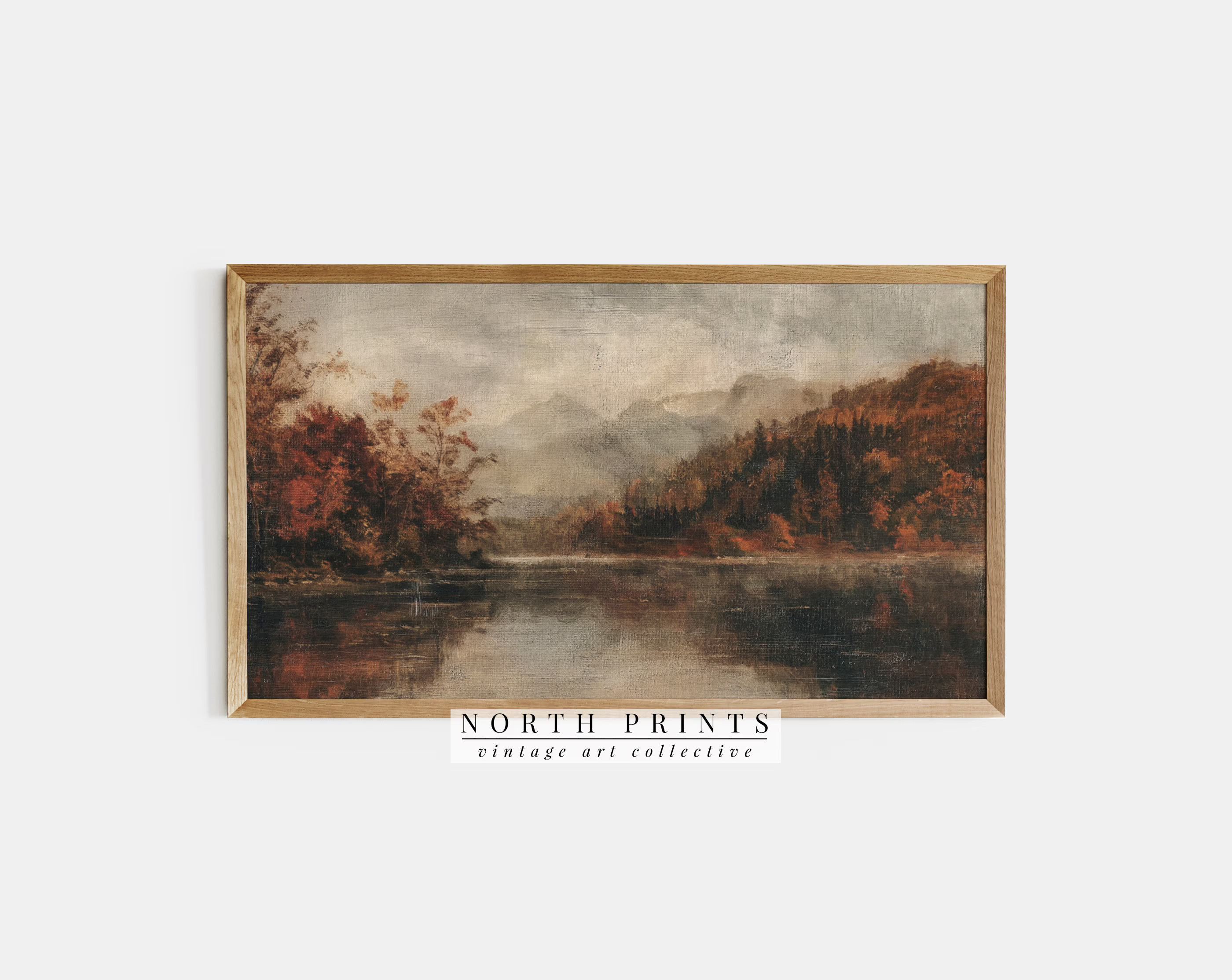 Autumn River Landscape Painting: Fall Frame TV Art (Digital Download) TV2-14 | Etsy (Global)