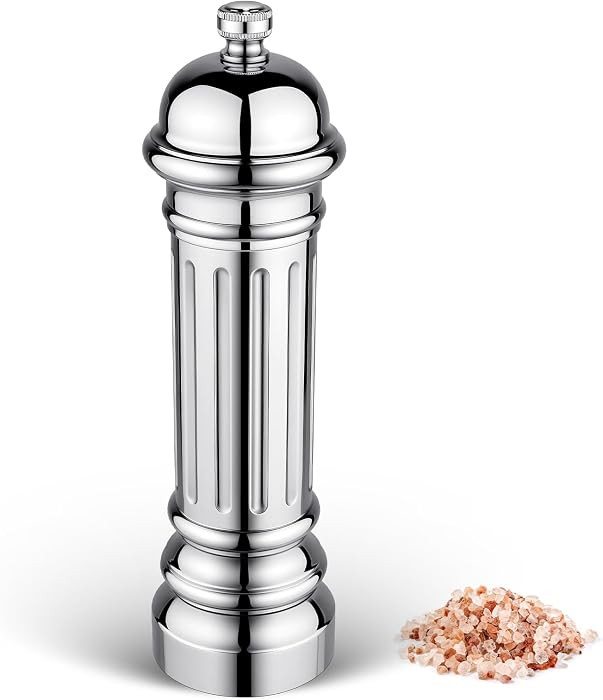 Metal Salt Grinder, Heavy Duty High Output Salt Mill with Adjustable Coarseness, 316L Stainless S... | Amazon (US)
