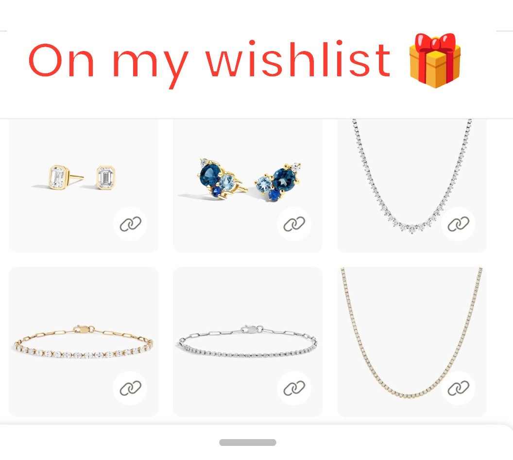 My wishlist 🎁
Gifts for her 

Tennis bracelet 
tennis choker necklace 
Emerald cut earrings 

#LTKCyberWeek #LTKGiftGuide #LTKHoliday