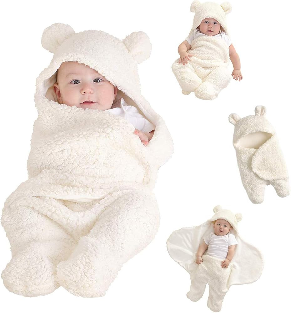 Swaddle Blanket, Ultra-Soft Plush Essential for Infants 0-6 Months, Boy Girl Cute Cotton Plush Re... | Amazon (US)