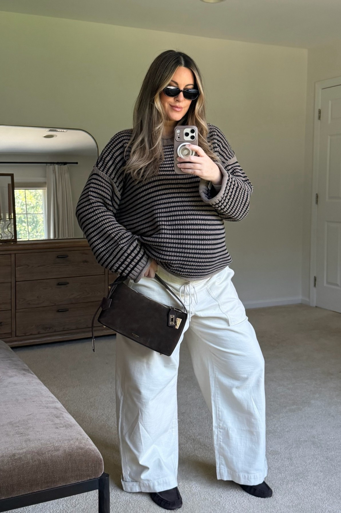 Abercrombie pre-fall | L in rollneck (sized up for oversized - would’ve done the same if not pregnant!!) sized up 3 sizes in cargos for the bump. 

Bump outfits, bump style, rollneck sweater, cargo pants outfit, early fall outfit

#LTKSeasonal #LTKBump #LTKootd