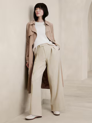High-Rise Wide-Leg Trouser | Banana Republic Factory