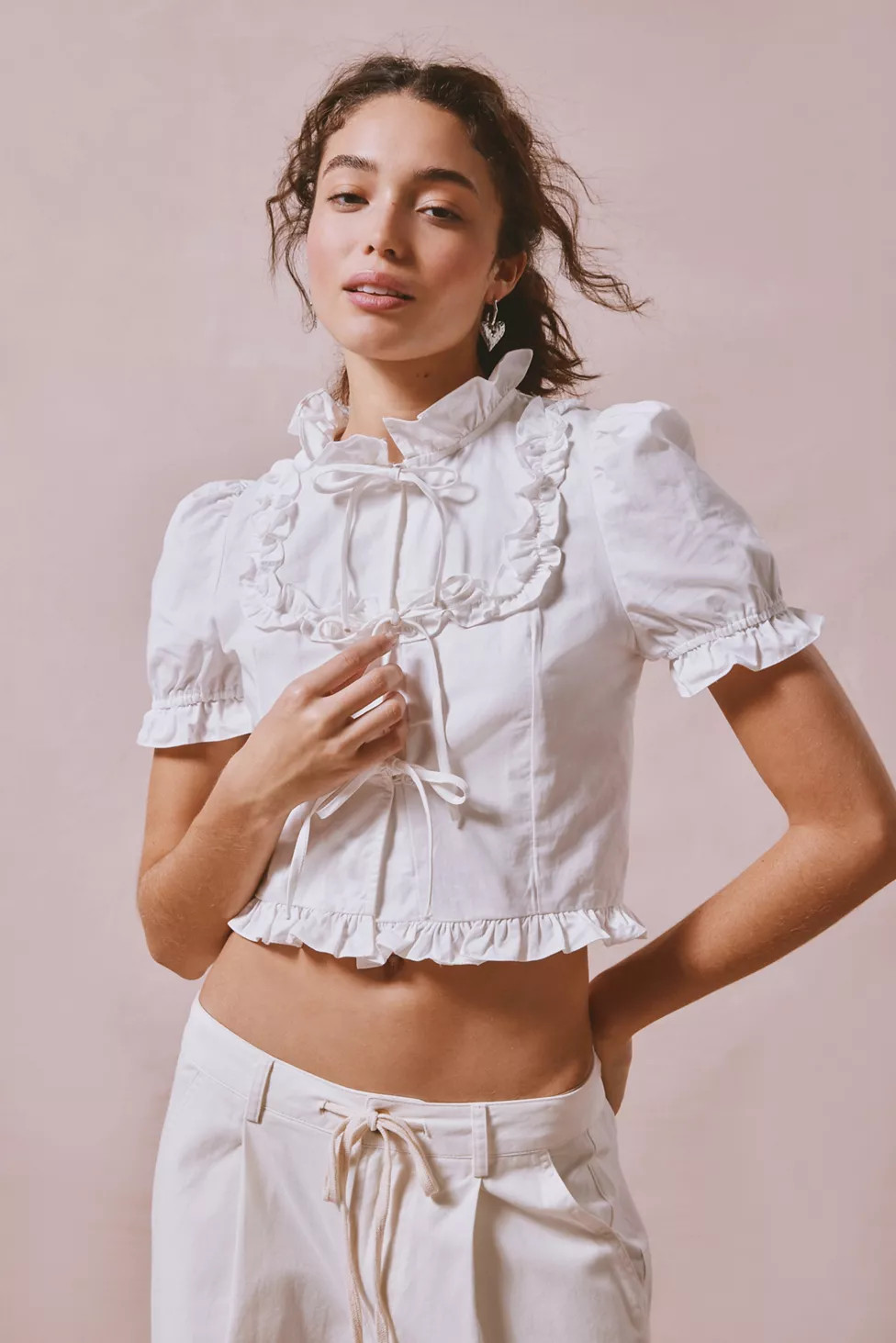 Sister Jane Benoite Ruffle Blouse | Urban Outfitters (US and RoW)