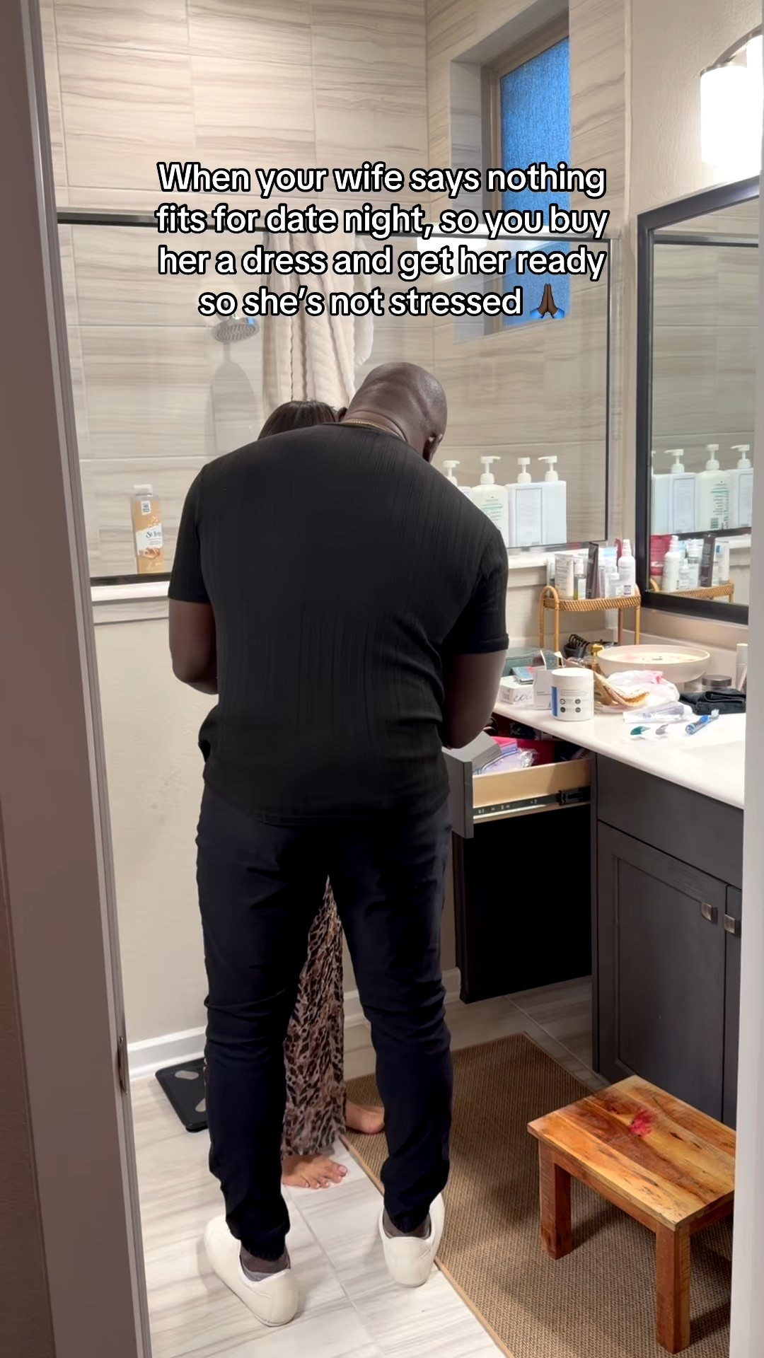 Hey fam, Emeka here 👋🏿. My wife had a tough day today. Between the aches and pains and nothing fitting in her closet, she was feeling discouraged. So I went on a little secret mission to find her a dress for date night. I think I did alright… what do y’all think? 🤍 #pregnantwife #datenight 

#LTKselfcare #LTKBump #LTKBeauty