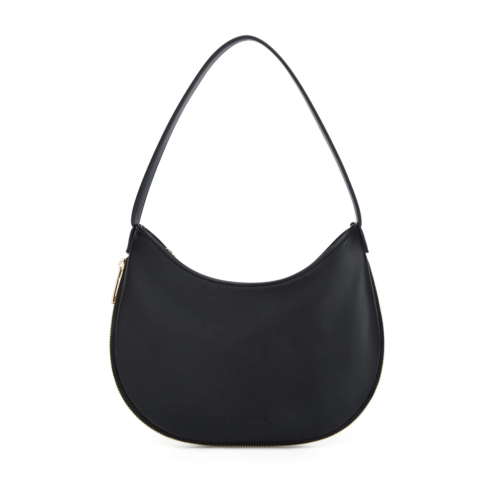 MISSNINE Shoulder Bag for Women Small Purse with Expansion Zipper Crescent Clutch Purse Vegan Lea... | Walmart (US)