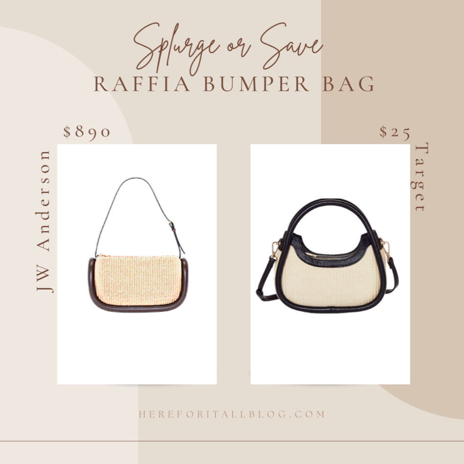 Splurge or Save on these bumper bags?
I ordered the Target version because it’s so much cuter i think and I love the price way better. Target spring accessories have been amazing this season!

#LTKSeasonal #LTKitbag #LTKFind