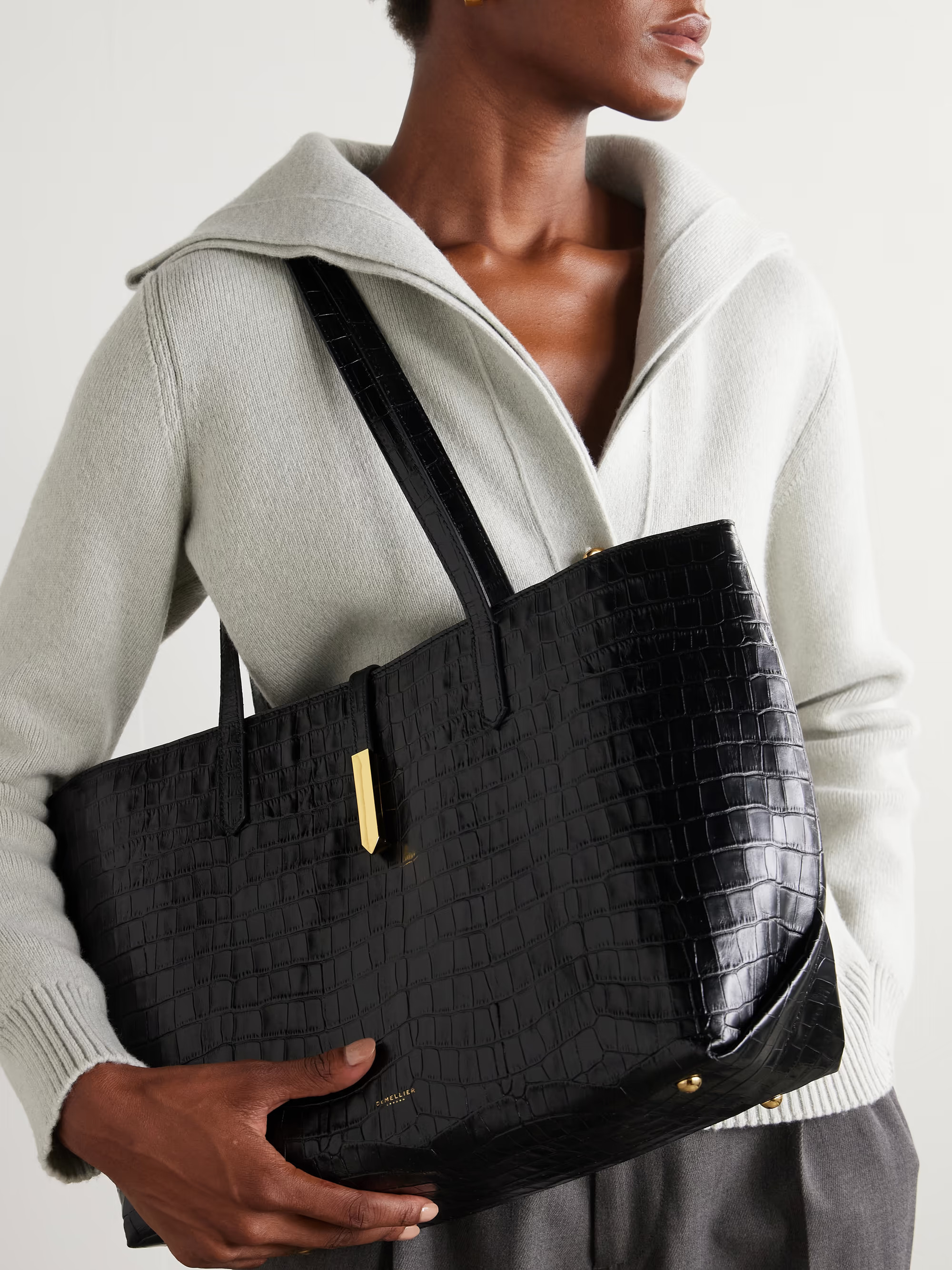Tokyo large croc-effect leather tote | NET-A-PORTER (US)