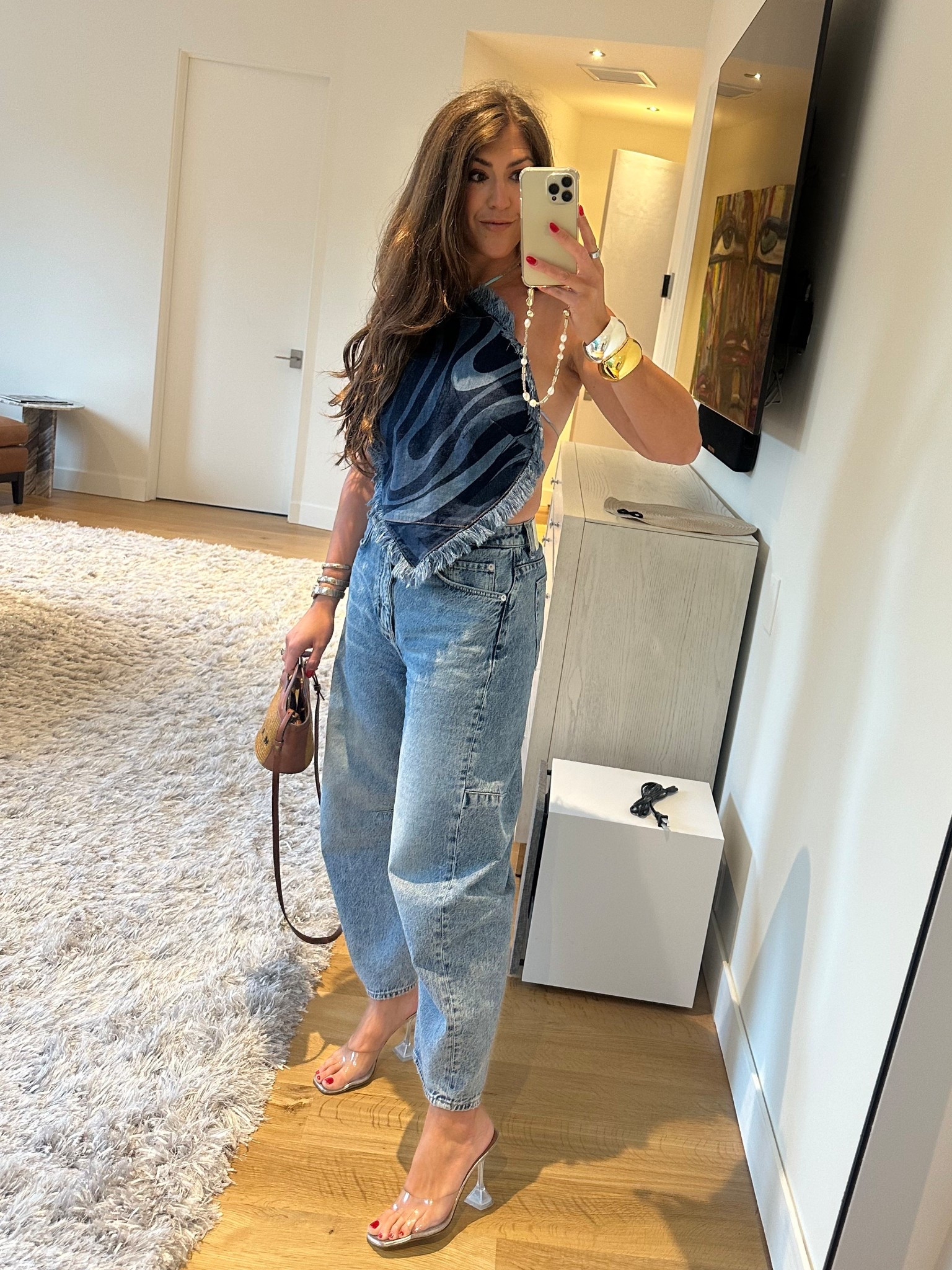 Pucci girl summer Canadian tuxedo edition! 