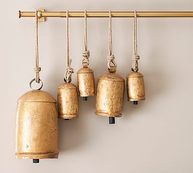 OPEN BOX: Handcrafted Brass Bells Wall Art | Pottery Barn (US)