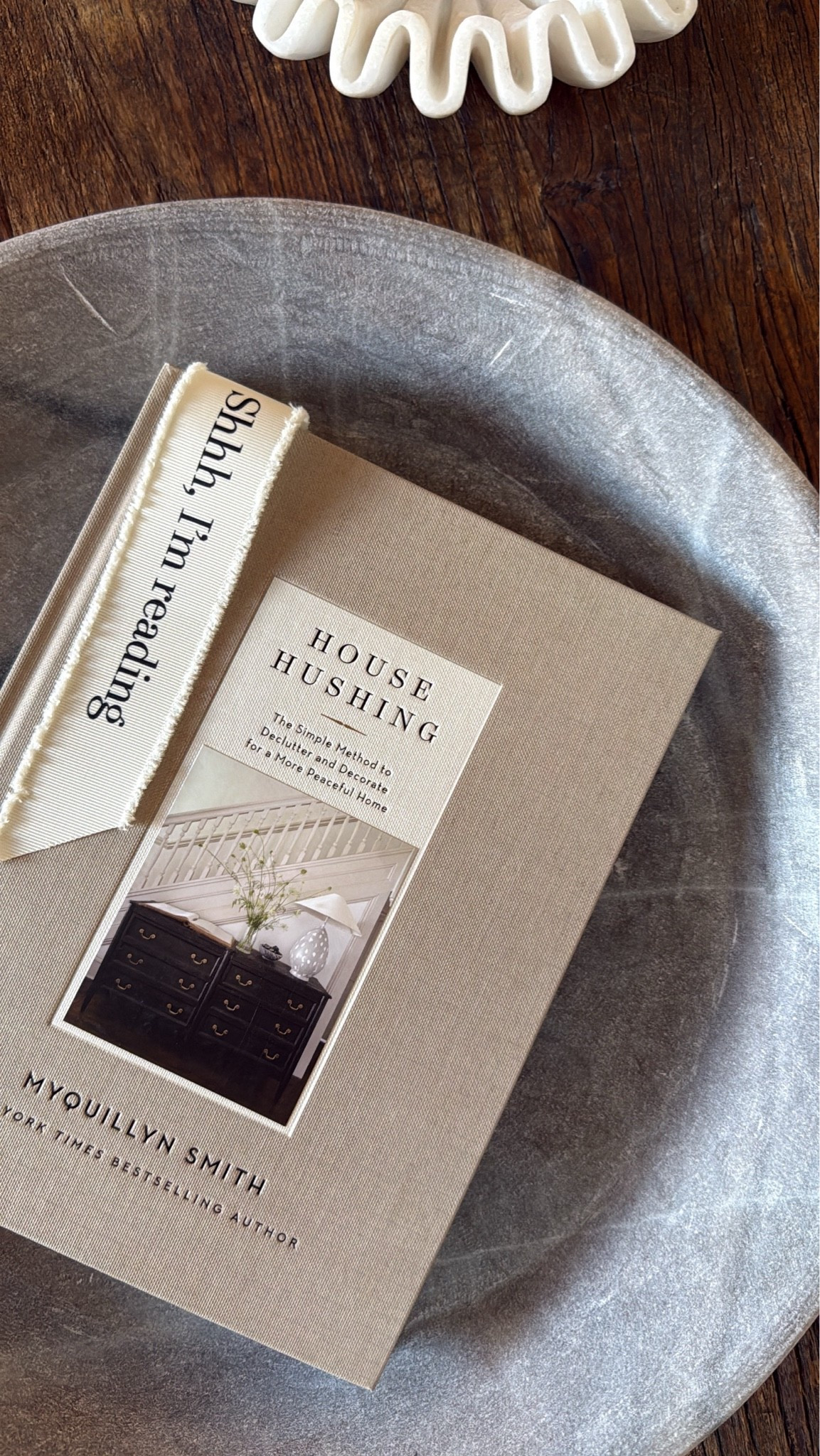 My current read is the new book House Hushing from Myqillyn Smith aka The Nester 📚 

I devoured her first book, Cozy Minimalist Home, so I know this will be amazing too!



Coffee table book, design book, decorating book

#LTKHome