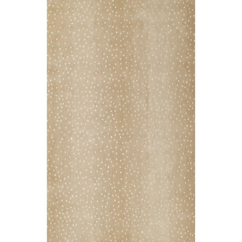 Woodland Handmade Wool Beige Rug | Wayfair North America
