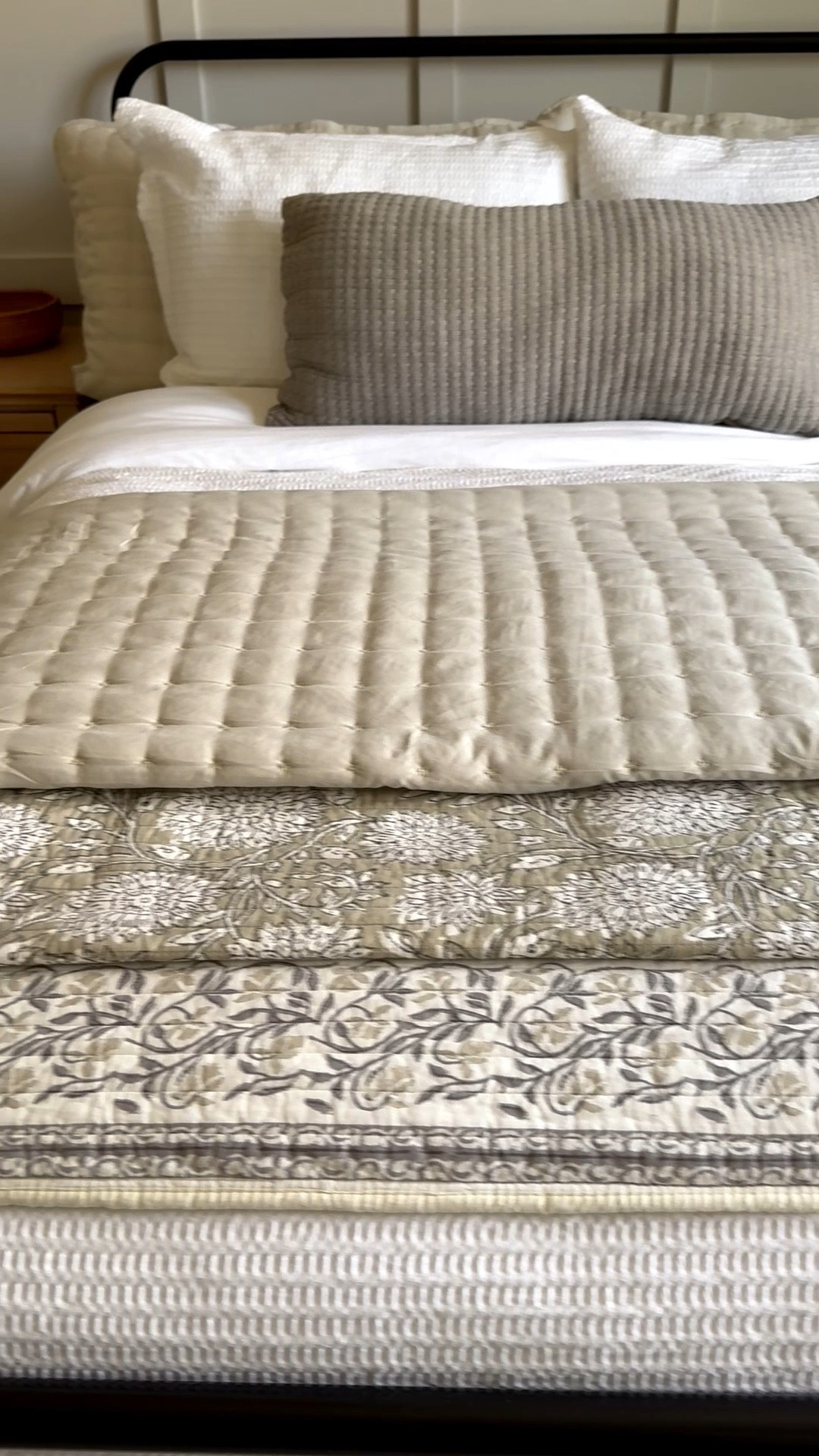 You can have a pottery barn bed also. It’s all about the layers.

I’ve put the layers in order from sheets to the two quilts layered on top. 

#LTKHome #LTKselfcare