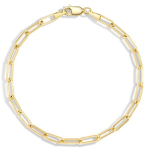 14K Yellow Gold Lola Paperclip Bracelet | Brilliant Earth