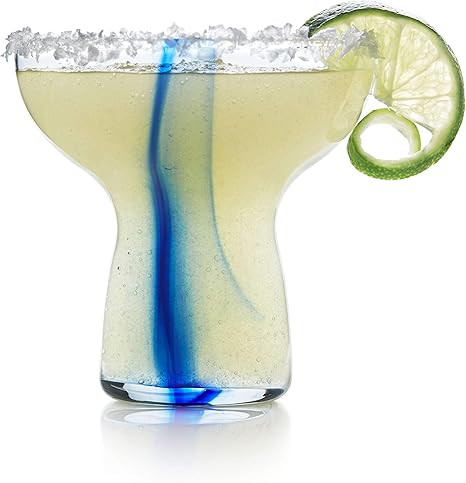 Libbey Blue Ribbon Stemless Margarita Glasses, Set of 6 | Amazon (US)