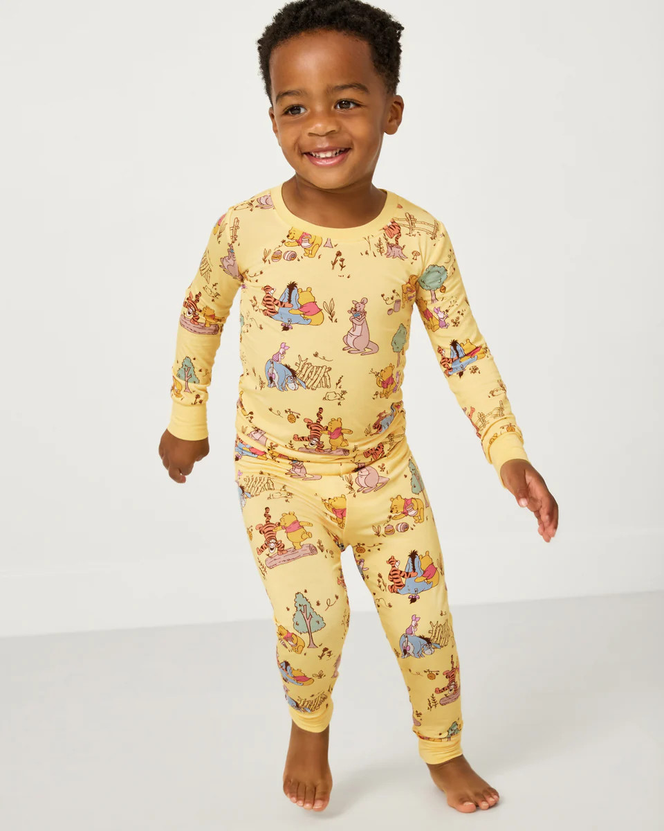 Disney Playtime With Pooh Two-Piece Pajama Set | Little Sleepies