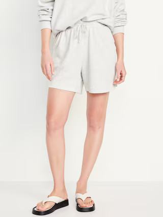 Extra High-Waisted Terry Shorts -- 5-inch inseam | Old Navy (US)