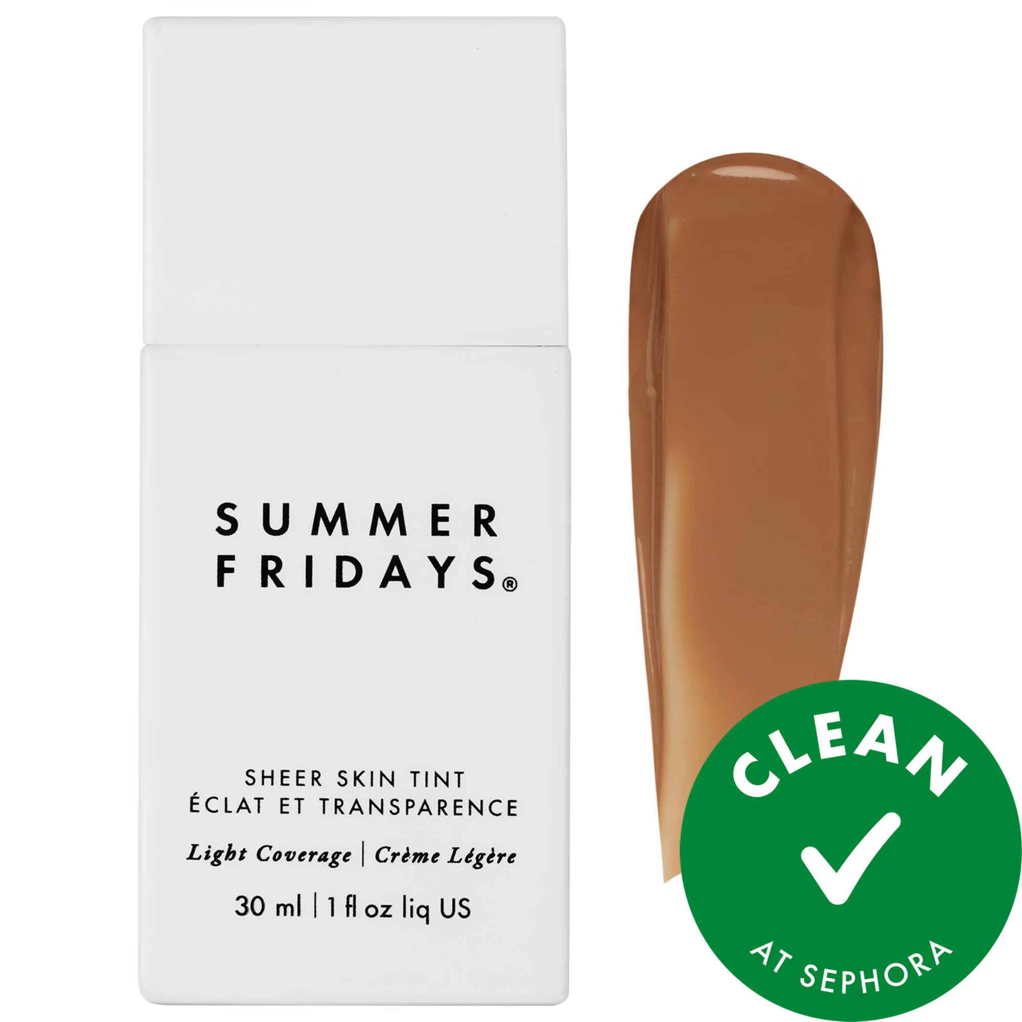 Summer Fridays Sheer Skin Tint with Hyaluronic Acid + Squalane Shade 6 1 oz / 30 mL | Sephora (US)