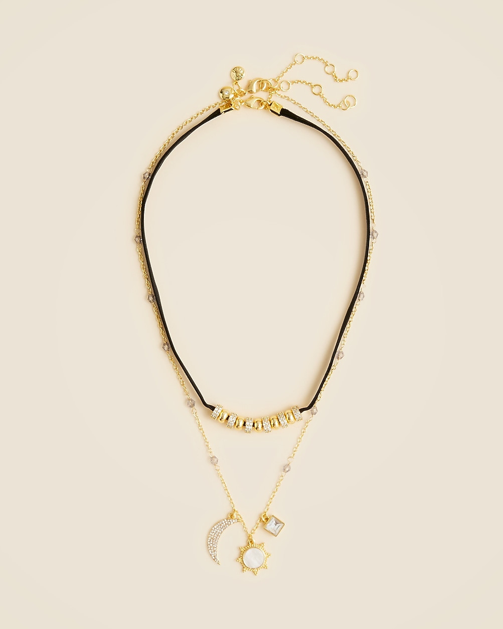 Celestial charm necklaces set-of-two | J. Crew US