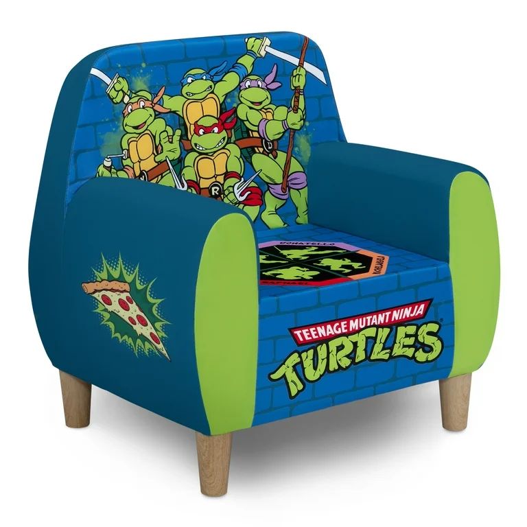 Teenage Mutant Ninja Turtles Foam Chair by Delta Children, Green - Walmart.com | Walmart (US)