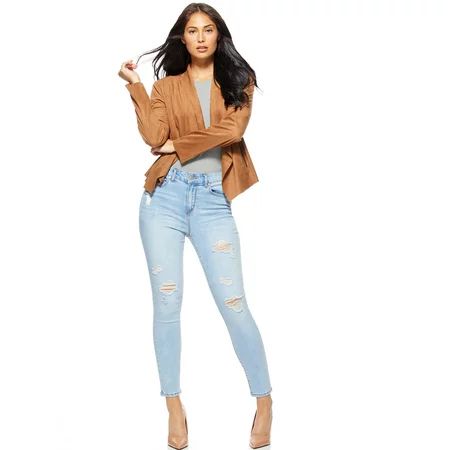 Sofia Jeans by Sofia Vergara Women's Rosa Curvy High Waist Ankle Jeans | Walmart (US)