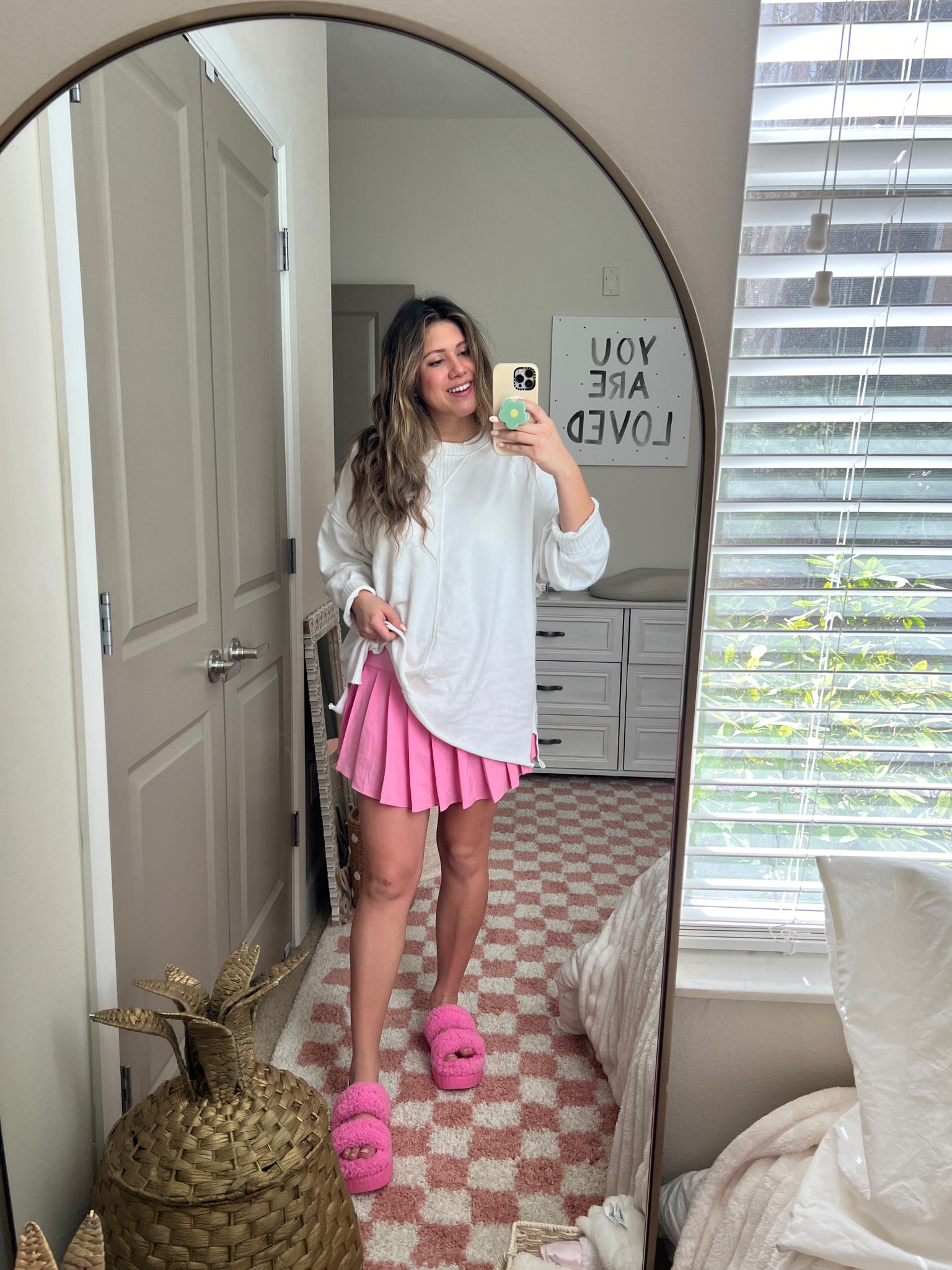Easy postpartum outfit inspo to feel cute and comfy, perfect for February and Valentine’s Day! Aerie has some of my fav items for postpartum! Here’s some similar items to what I’m wearing.

#LTKshoecrush #LTKbump #LTKfit