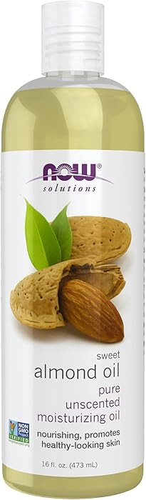 NOW Foods Solutions, Sweet Almond Oil, 100% Pure Moisturizing Oil, Promotes Healthy-Looking Skin,... | Amazon (US)