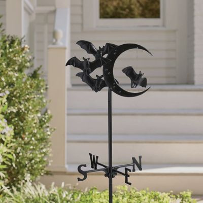 Bats Cast Metal Weathervane | Grandin Road