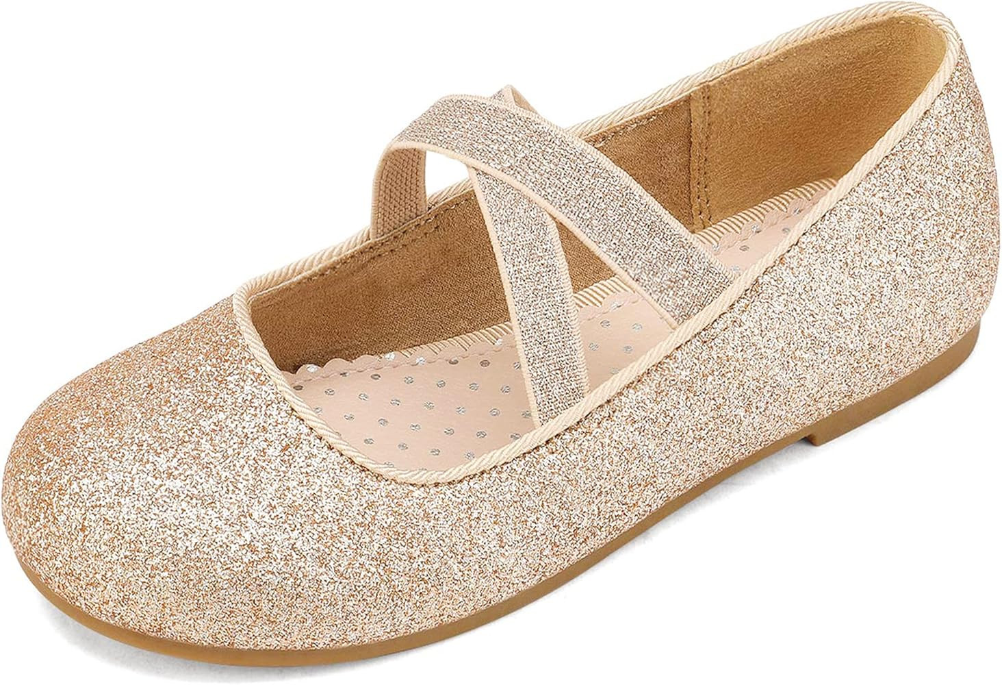 Walofou Flower Girls Dress Shoes Wedding Party Heel Mary Jane Princess Shoes Flats for Kid Toddler | Amazon (US)