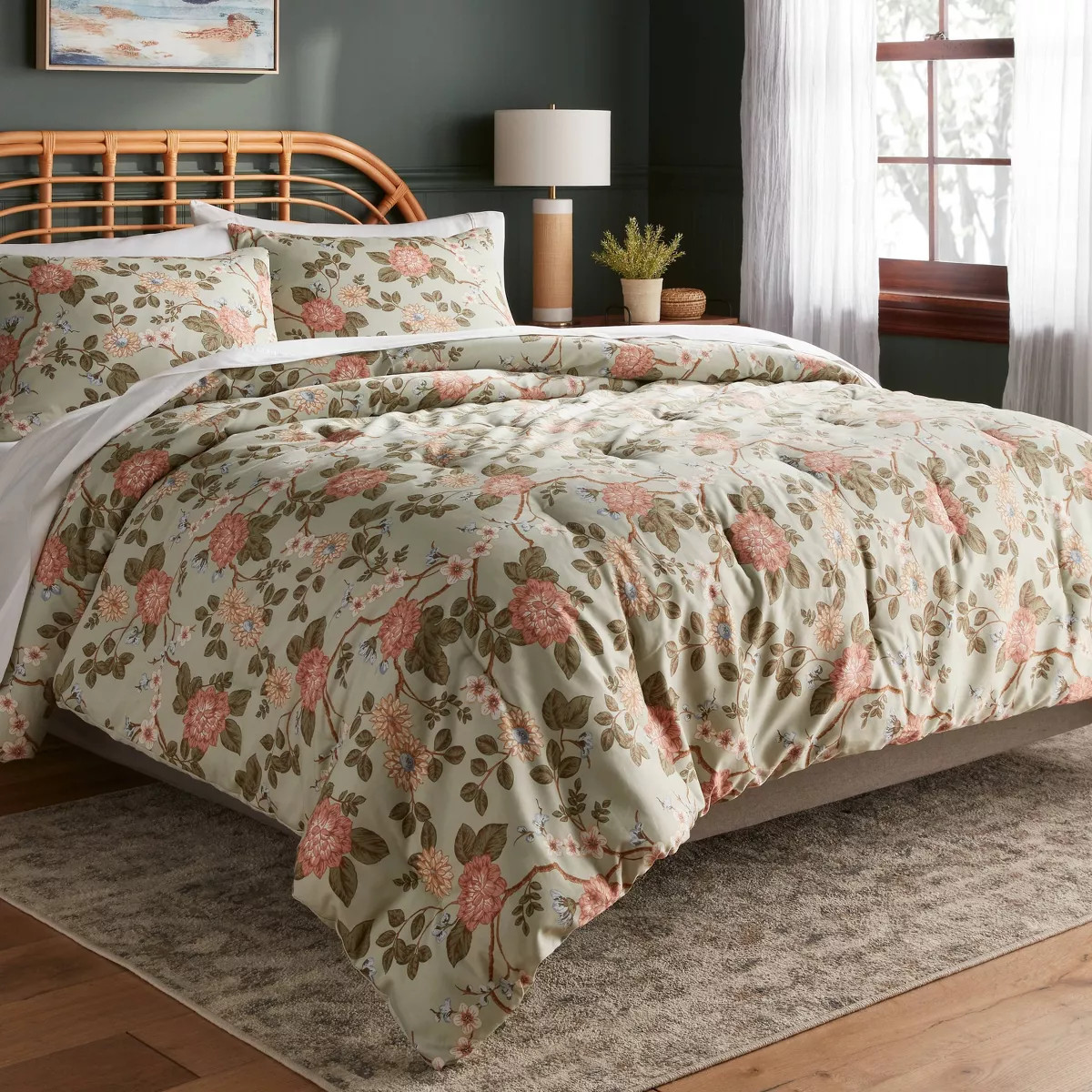 Floral Print Comforter and Sham Set - Threshold™ | Target