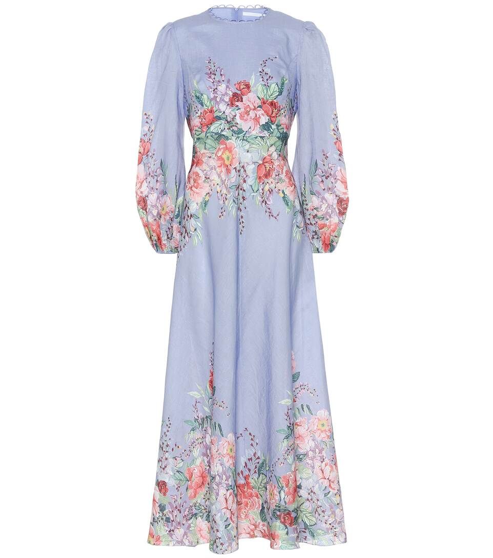 Bellitude floral linen midi dress | Mytheresa (US/CA)