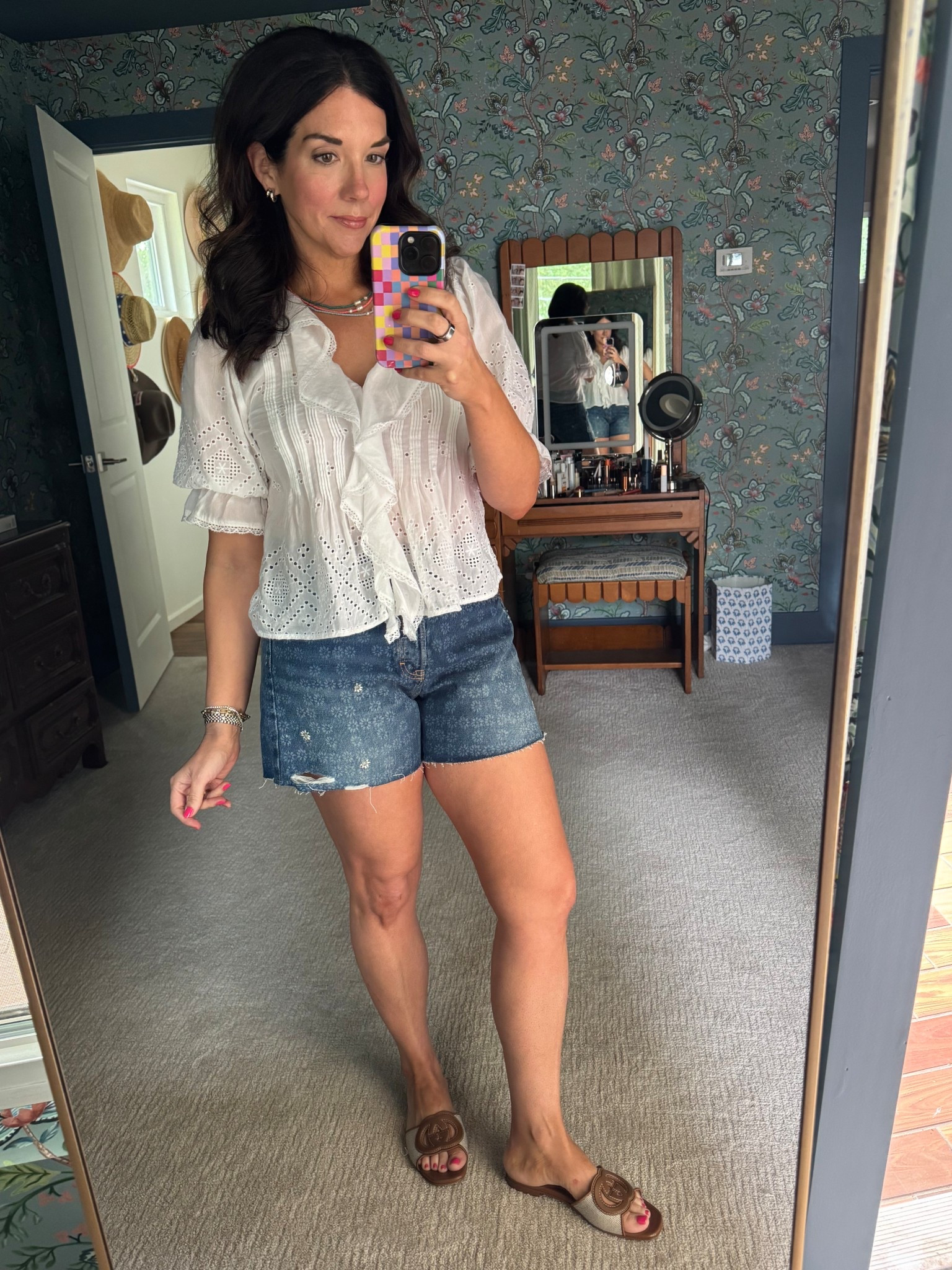 My favorite Madewell shirt. Wearing a small! Also, these shorts are great and wearing a 4- run big and on sale for $17

#LTKxMadewell