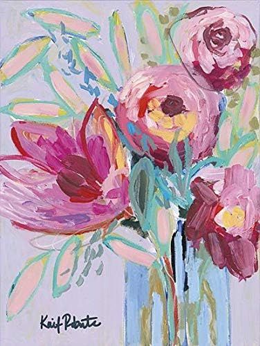 ArtExpert Summer Blooms by Kait Roberts - 24 x 32 Premium Gallery Stretched Canvas Ready to Hang | Amazon (US)