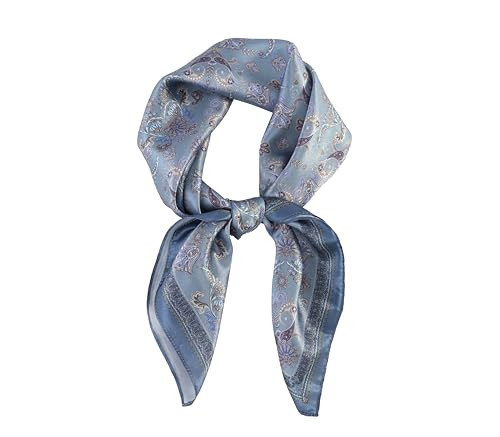 FEIBOON 100% Pure Mulberry Silk Scarfs 26"x26" Square Scarf Women Neckerchief Headscarf hair scar... | Amazon (US)