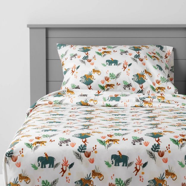 Jungle Microfiber Sheet Set - Pillowfort™ | Target