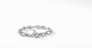 Cushion Link Bracelet with Blue Sapphires | David Yurman