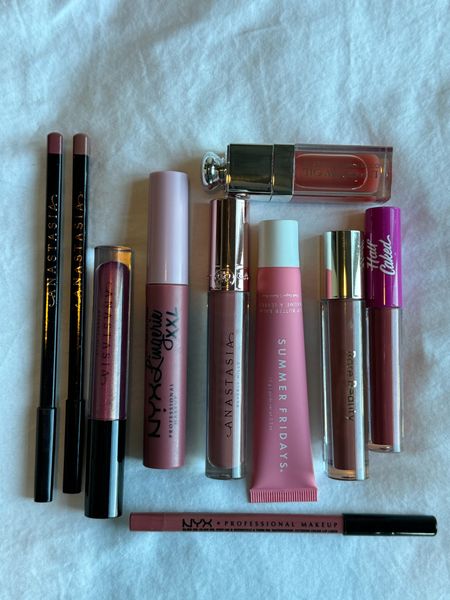 Pink mauve shade lip glosses! Rare beauty, Anastasia, summer Fridays, nyx, Dior 

#LTKbeauty #LTKGiftGuide #LTKSpringSale