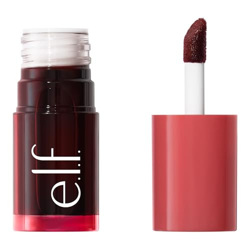 e.l.f. Sheer For It Blush Tint, Multi-Use, Long-Lasting Lip & Cheek Makeup, Creates A Natural Flush Finish, Vegan & Cruelty-Free, Cherry Cola | Amazon (US)