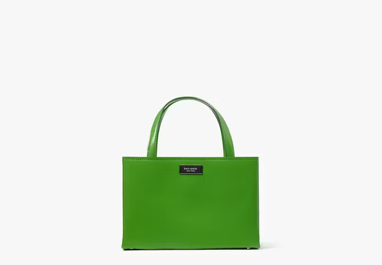 Sam Icon Leather Small Tote | Kate Spade (US)