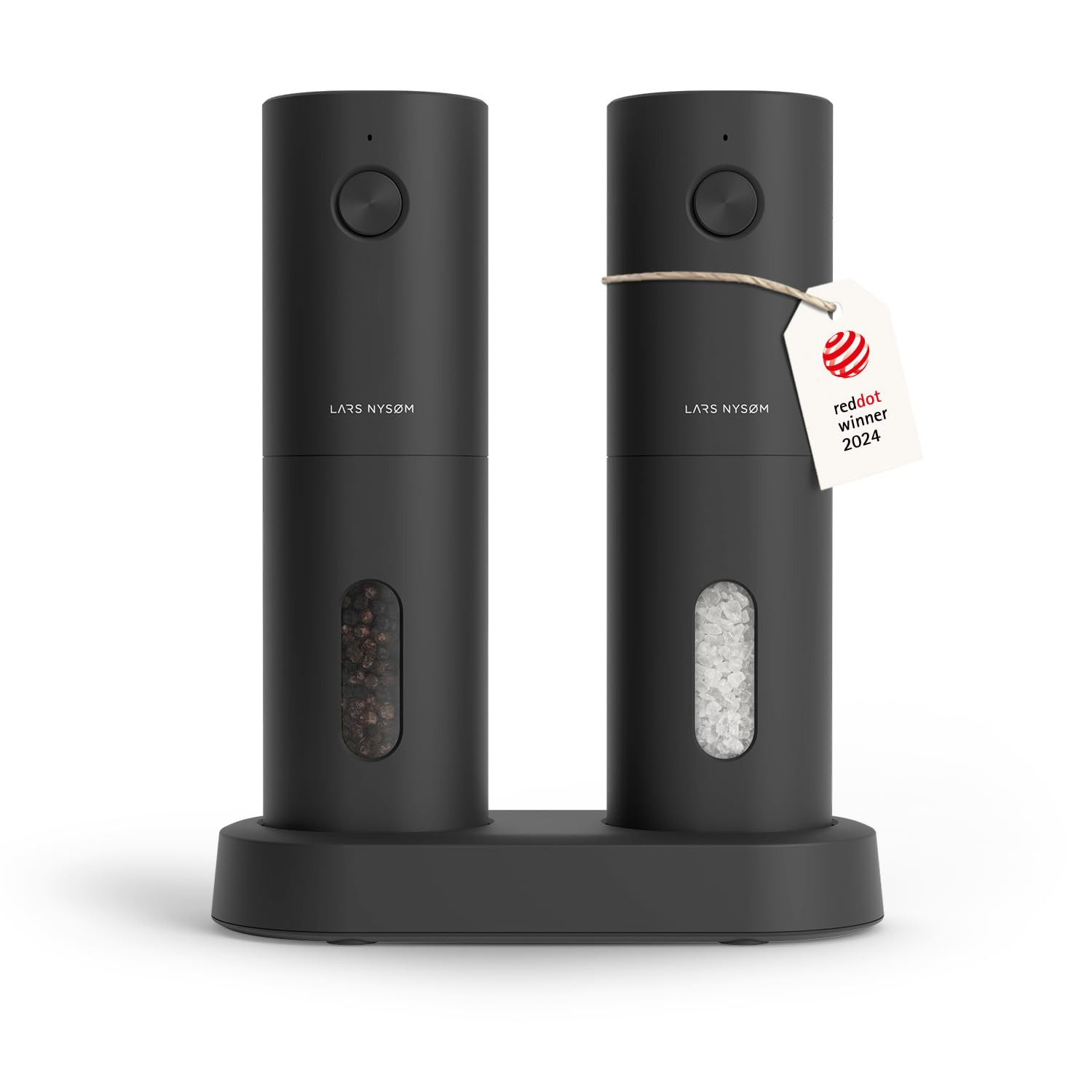 LARS NYSØM Electric Salt and Pepper Grinder Set, USB Rechargeable, Automatic Salt and Pepper Mil... | Amazon (US)