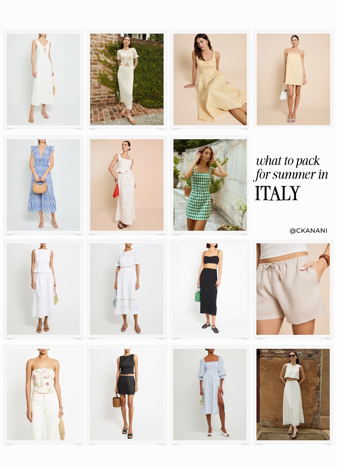 Few Moda must haves
Italy outfits summer
Italy vacation outfits
Italian summer outfits
Italy styleboard
Europe outfits
What to wear in Italy
European summer outfit
Europe travel outfits
Europe outfits summer
Outfits to wear in Amalfi Coast
What to wear in Amalfi Coast
Amalfi Coast outfit ideas
Things to wear Amalfi Coast
Outfits to wear in Italy summer
Amalfi Coast aesthetic
Positano aesthetic
Europe packing list
Italy packing list



#LTKTravel #LTKSummerEdit #LTKFindsUnder100