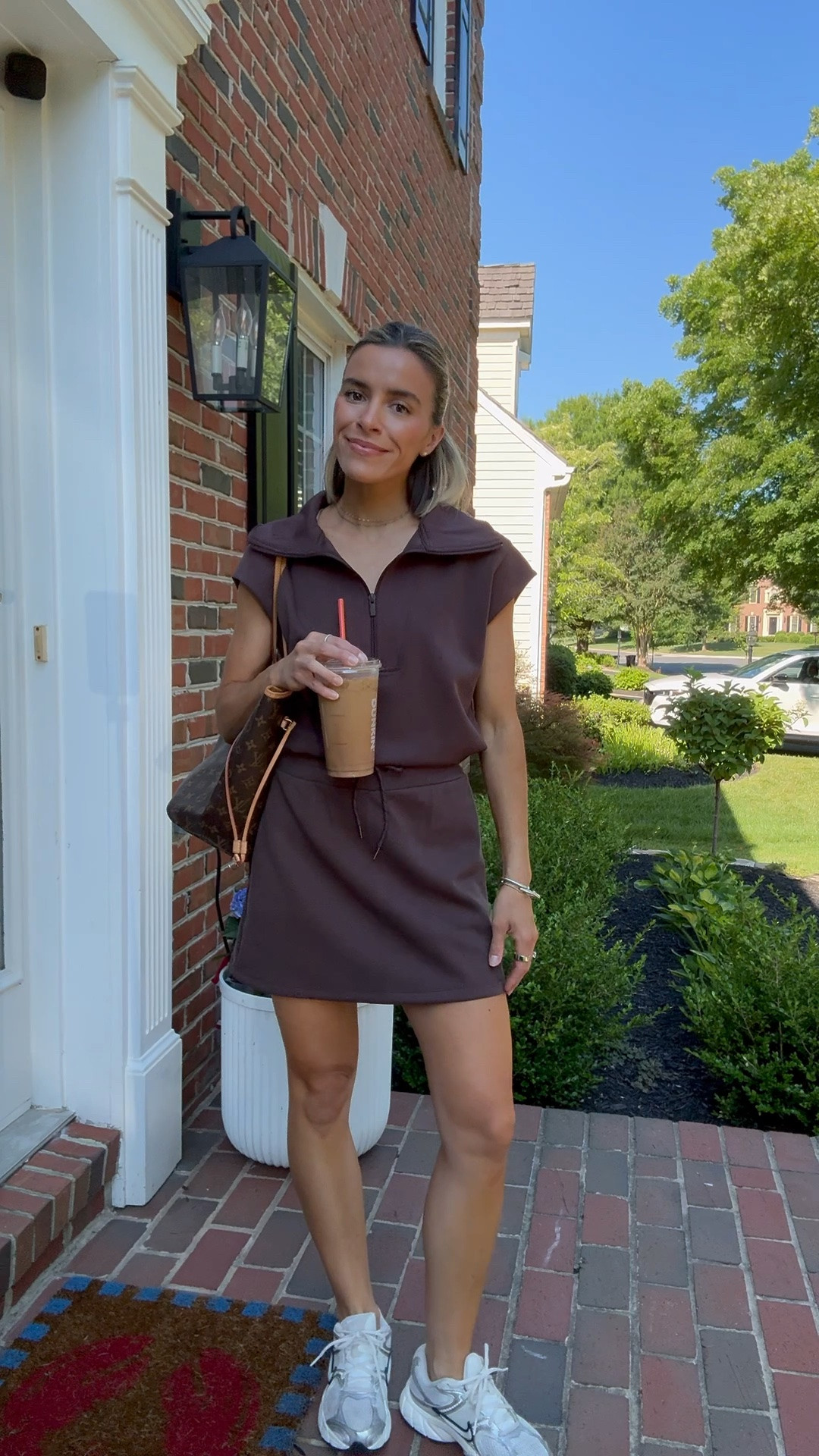Small top 
XS skort

#LTKActive #LTKootd #LTKmomlife
