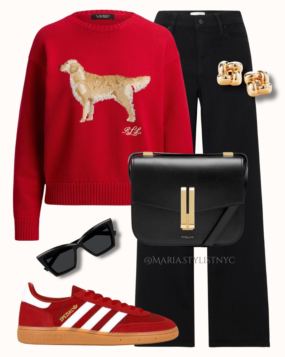 Statement sweater, effortless attitude ❤️

Bold, playful, and surprisingly easy to style—just add black denim, gold accents, and your favorite sneakers.👟 

#LTKgrwm #LTKSeasonal #LTKootd