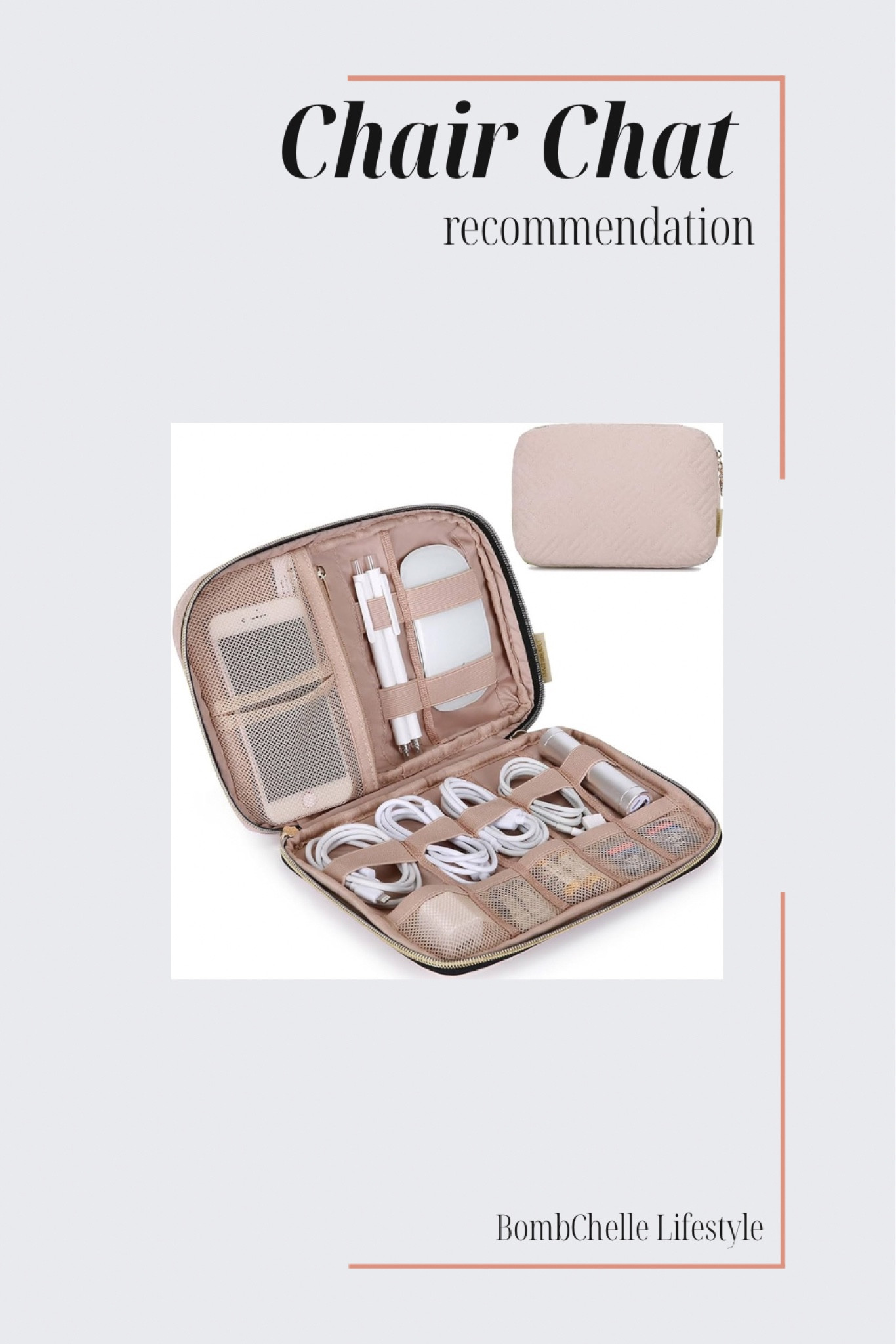 Perfect stocking stuffer

A spot to store all of those cords
Great to throw in
backpacks, travel bags, night stands, etc.
