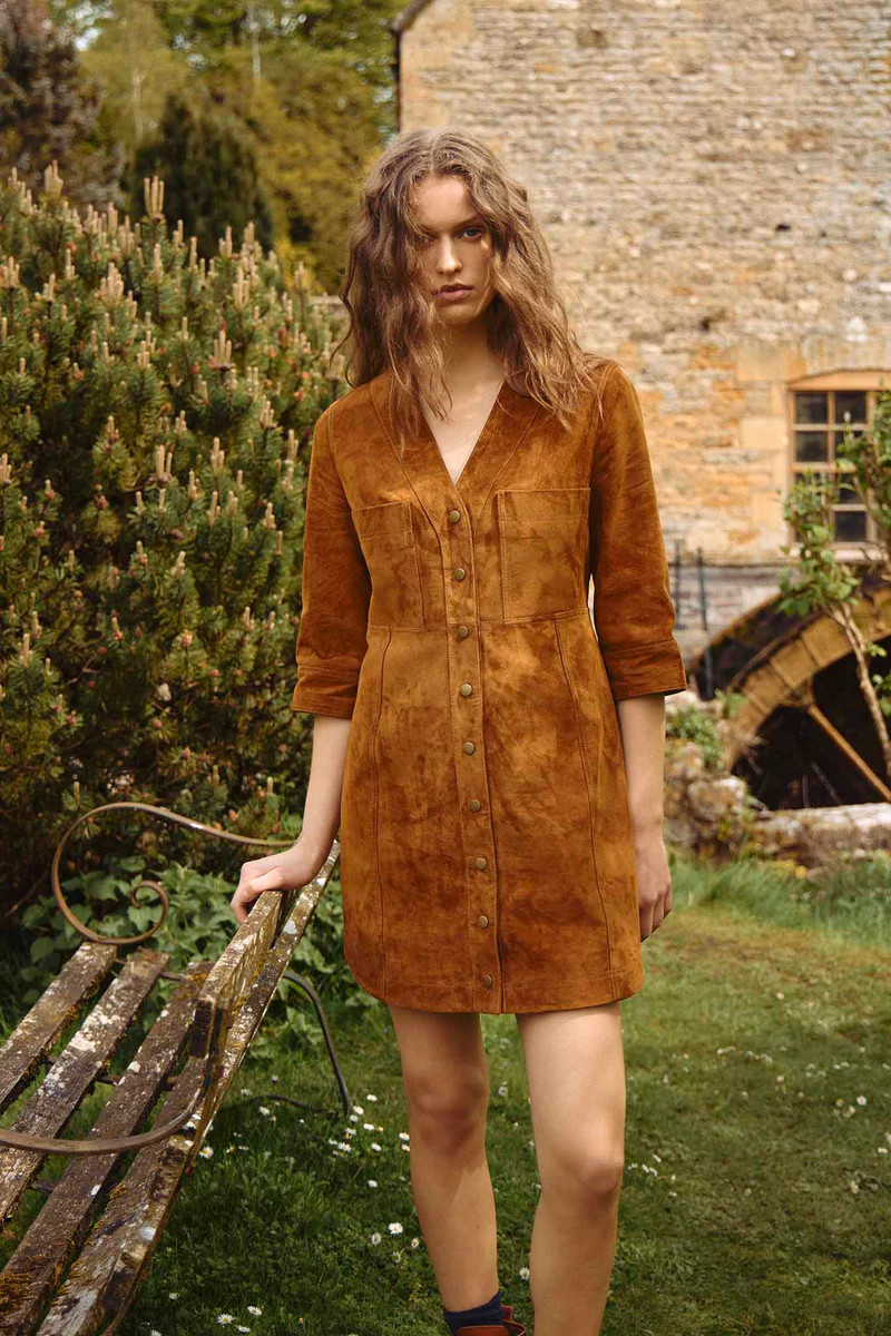 Marcus Suede Dress | Hunter Bell | Hunter Bell