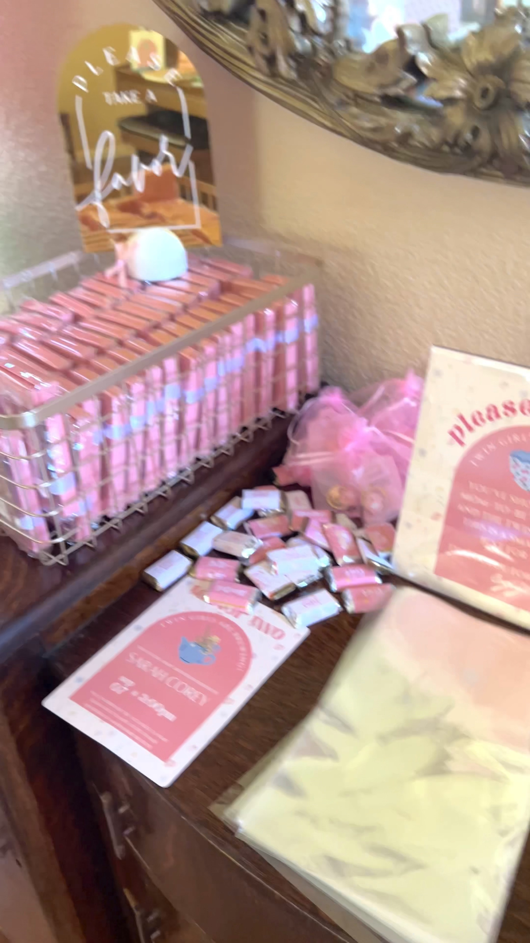 The party favors table was a hit at our Garden Tea Party Baby Shower! 🌿🎁 Each guest got to take home a personalized ‘build your own tea bag’ set, perfectly packaged for a special touch. These thoughtful gifts were not only cute but also a fun way to thank everyone for joining the celebration. Swipe up to shop the items I used to create these unique party favors! #LTKhome #babyshowerfavors #partyfavorideas

#LTKParties #LTKVideo