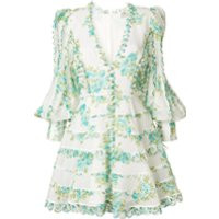 Zimmermann floral print dress - Blanc | Farfetch FR